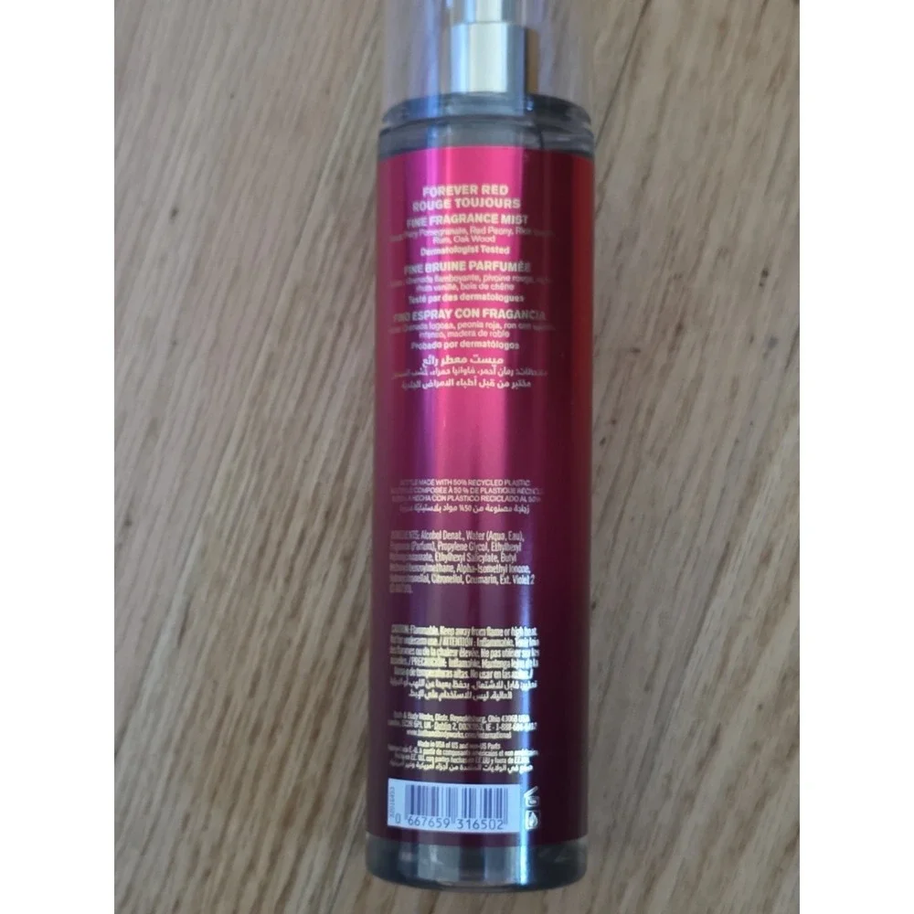 Bath & Body Works FOREVER RED Fine Fragrance Body Mist Spray 8 Oz New Old Stock